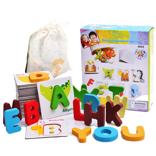 Alphapack™ Baby Educational Wooden Puzzle Alphabet